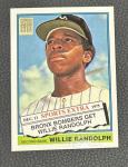 2001 Topps Willie Randolph Baseball Card #592T