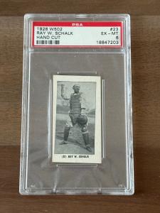 1928 W502 Ray Schalk HOF Card - PSA 6