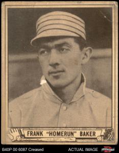 1940 Play Ball #177 Home Run Baker Card