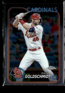 2024 Topps Chrome Paul Goldschmidt 4 Card Set