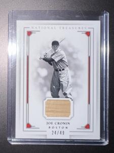 2016 Panini Joe Cronin Game-Used Bat Card #24/49