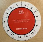 Max Carey 1970s Cadaco All-Star Baseball Card