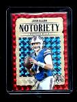 Josh Allen 2024 Panini Mosaic Red Prizm Card