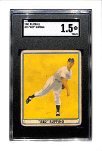 1941 Playball Red Ruffing #20 SGC 1.5