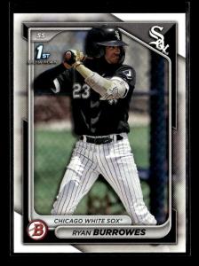 2024 Bowman Ryan Burrowes Chicago White Sox 5 Cards