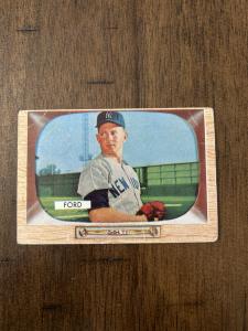 1955 Bowman Whitey Ford Yankees Card #59
