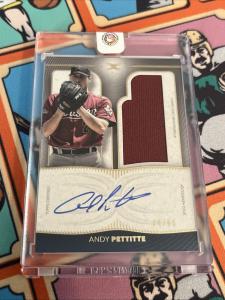 2021 Topps Definitive Andy Pettitte Autographed Relic