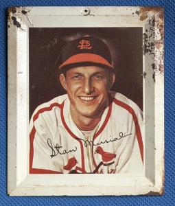 1952 Stan Musial Cardinals Baseball Tray