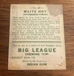 1933 Goudey Waite Hoyt Pittsburgh Pirates Card