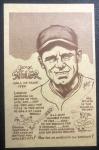 George Sisler 1979 Bob Parker Baseball Card