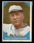 1960 Fleer Baseball Greats Grover Cleveland Alexander Card