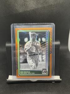2025 Panini Donruss Lou Gehrig #55 Orange Prizm