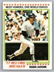 1978 Topps Reggie Jackson Record Breaker #7