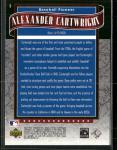 2003 SP Legendary Cuts Alexander Cartwright Card