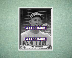 Joe Gordon 1940 Play Ball Baseball Art Card