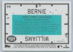 2021 Topps Bernie Williams #99 Throwback Card