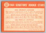 1964 Topps Lou Piniella Senators Rookie Card