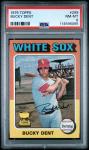 1975 Topps Bucky Dent Card PSA 8