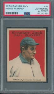 1915 Cracker Jack Honus Wagner PSA AUTHENTIC