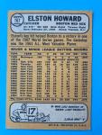 1968 Topps Elston Howard Boston Red Sox Card