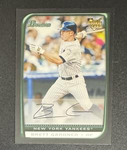 Brett Gardner 2008 Bowman Draft Rookie Card