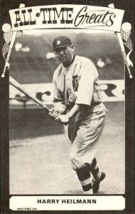 1973-80 TCMA All-Time Greats Harry Heilmann Postcard