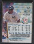 1999 Topps Stadium Club Chrome Bernie Williams Card