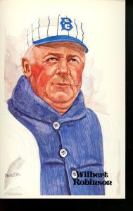 1980 Wilbert Robinson Perez-Steele HOF Postcard #38