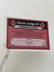 Aaron Judge Simpsons Isotopes Limited Edition Card