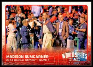 2015 Topps Madison Bumgarner San Francisco Giants Card
