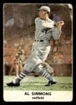 1961 Al Simmons Hall of Fame Sports Card