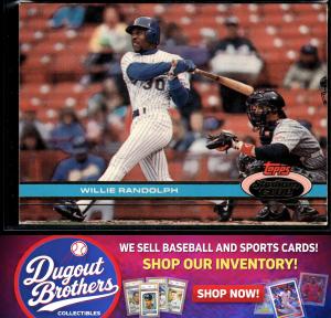 Willie Randolph #545 Milwaukee Brewers Baseball Card