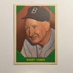 1960 Fleer Dazzy Vance Baseball Card #51