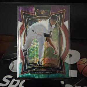 Roger Clemens 2025 Panini Select Tri-Color Prizm