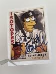 Aaron Judge Simpsons Isotopes Limited Edition Card