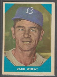1960 Fleer Zack Wheat Baseball Card #12