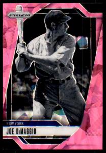 2025 Panini Prizm Joe DiMaggio Pink Ice Card