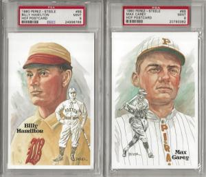 1980 Perez-Steele Max Carey Hall of Fame PSA 9