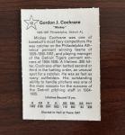 1961 Golden Press Mickey Cochrane Hall of Fame Card