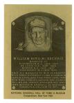 Bill McKechnie Hall of Fame Plaque - Reds