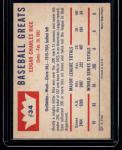 1960 Fleer Sam Rice Baseball Card #34