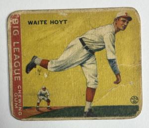 1933 Goudey Waite Hoyt Baseball Card #60