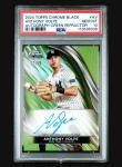 2024 Topps Chrome Black Anthony Volpe Autograph Green Refractor