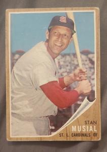 1962 Topps Stan Musial Baseball Card #50
