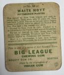 1933 Goudey Waite Hoyt Baseball Card #60