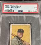 1909 T206 Sam Crawford POLAR BEAR Card