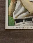 1909-11 T206 Christy Mathewson White Cap Card