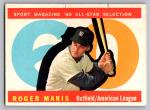 1960 Topps Roger Maris All-Star Card