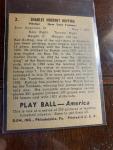 1939 Play Ball Red Ruffing HOF Baseball Card