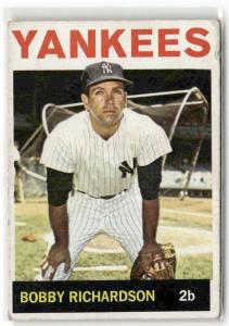 1964 Topps Bobby Richardson Baseball Card #190